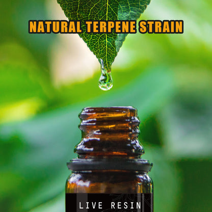 Live Resin Strawberry Cough Strain Natural Terpene